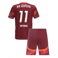 Dres RB Leipzig Lois Openda #11 Gostujuci za djecu 2024-25 Kratak Rukav (+ kratke hlače)